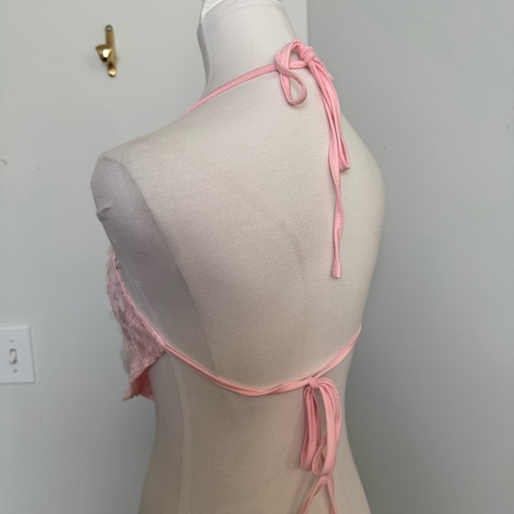 Pink Sequin Halter Top mermaid Fairycore S - Picture 4 of 4